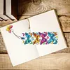 (US Local)3Pcs Special Shape Butterfly Diamond Painting Bookmark with Pendant