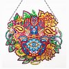 DIY Diamond Painting Hanging Wreath Kit Home Door Decor(Include Chain and Lamp Belt)