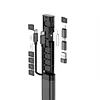 Multi-Function Smart Adapter Card Storage Data Cable USB Box for iPhone