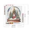 5D DIY Full Round Drill Diamond Painting Santa Claus Crystal Ball Home Decor