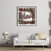 Winter Cabin-11CT Stamped Cross Stitch 40*40cm/15.75*15.75in