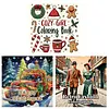 3PCS Christmas Coloring Book Set Mindfulness Art Books for Adults 