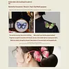 DIY Embroidery Sewing Craft Brooch Clothes Decoration Embroidery Butterfly Lapel Pin for Backpack Pants T-Shirt Jacket Bags Dress Jeans