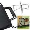 Aluminum Alloy Box Stand Portable Organizer Box Folding Stand for Travel Cooking