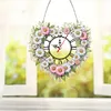 DIY Daisy 5D Hanging Clock Art Craft for Living Room Decoration
