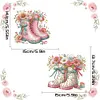 2 PCS Flower Water Shoes - 5D DIY Pendant
