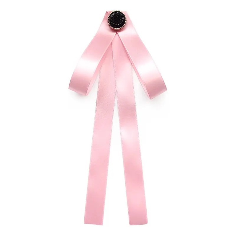 Hand-made Bow Tie Ladies Unisex Banking Stewardess Student Performs Career Korean White Shirt Black Bowtie Classic Trendy Gifts
