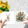 6Pcs Fleur Rouge Croix-5D Bricolage Artisanat