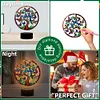 Acrylic Double Sided Butterfly Tree Of Life Diamond Painting LED Night Light Kit