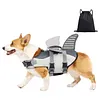 Dog Life Jacket, Reflective & Adjustable Dog Life Vest with Rescue Handle for Swimming and Boating, Ripstop Pet Safety Life Preserver for Small, Medium and Large Dogs