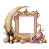 Acrylic Special Shape Moon Diamond Painting Picture Kit
