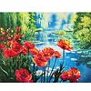 (US Local)Flower-11CT Stamped Cross Stitch Kit(55x45cm)
