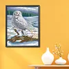 >SALE<Full Embroidery Cotton Thread 14CT Printed Snow Sculpture Cross Stitch 41x54cm