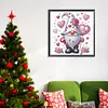 >SALE<5D DIY Partial Special Shaped Drill Diamond Painting Heart Gnome Decor 30x30cm