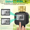 Digital Water Flow Meter IPX5 Waterproof Water Consumption Test Meter for Garden