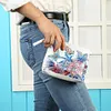 DIY Flower Special Shape Diamond Painting Leather Chain Shoulder Bag Clutch