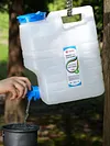 12L Camping Water Jug with Faucet Portable Water Tank for Vehicle Car Camping