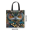 Owl-11CT DIY Stamped Cross Stitch Shopping Bag 40*40cm/15.75*15.75in