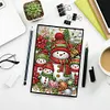 (US Local)50-Page A5 Snowman Diamond Painting Notebook for Adult Holiday Birthday Gift