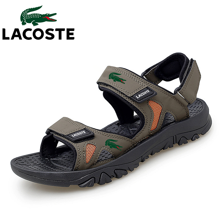 P&aacute;nsk&eacute; klasick&eacute; kožen&eacute; sand&aacute;ly Lacoste z roku 2025