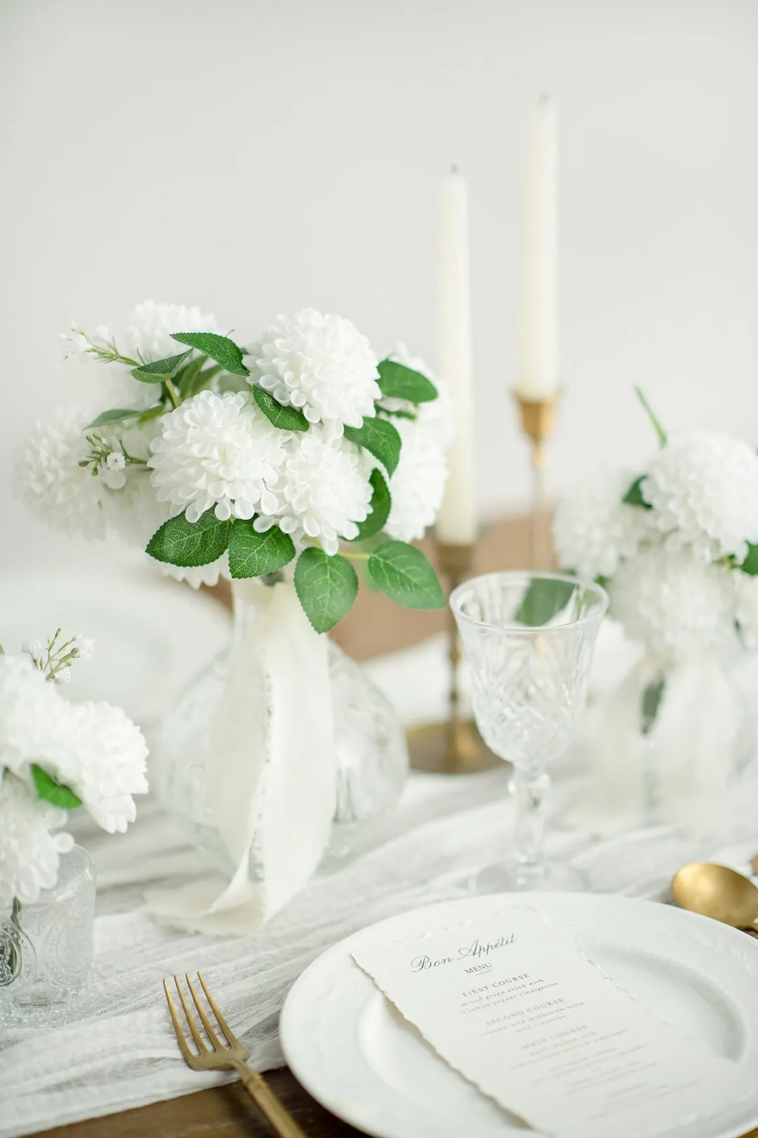 2.5" Foam Dahlia with Stem - 8 Colors
