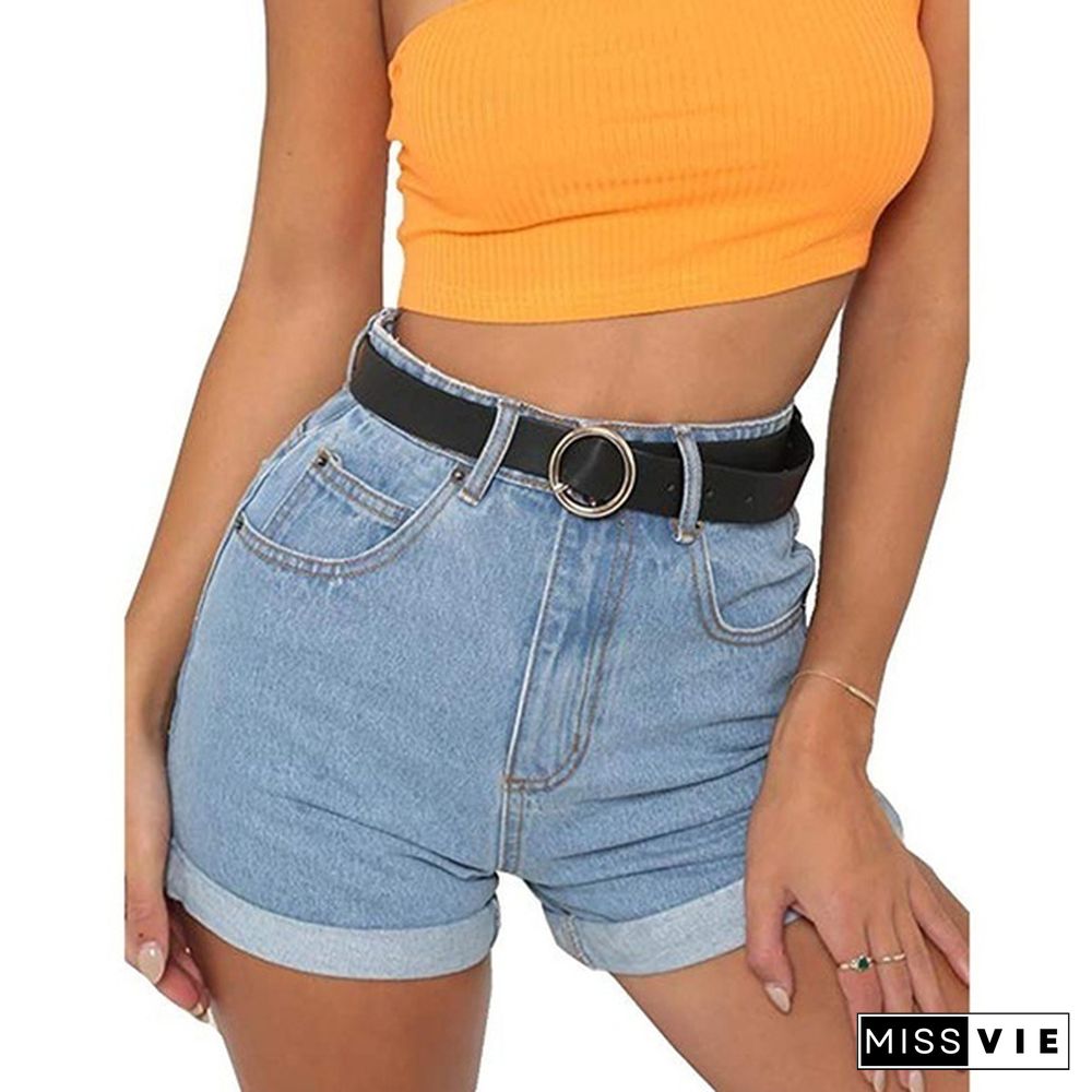 Women Denim Shorts Summer Fashion Slim Skinny Short Pants Beach Stretch Shorts Jeans