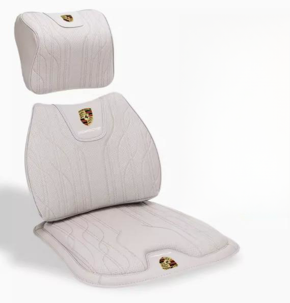 Napa Leather Car Seat Cushion Lumbar Seat Cushion