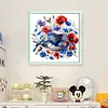 Bird Teacup-14CT Counted Cross Stitch Kit(40x40cm)