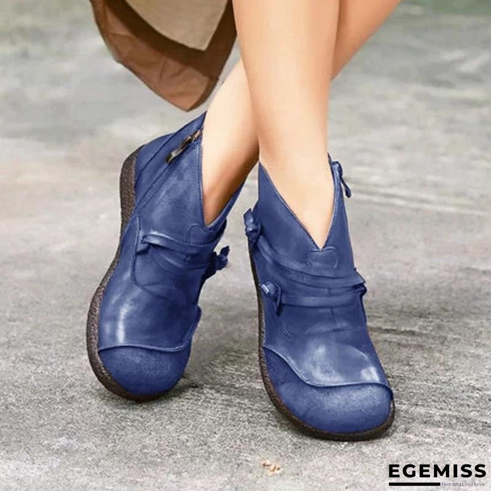 Flat Heel Casual Women Boots | EGEMISS