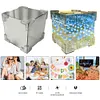 Tulip Night Light Handmade DIY Magic Cube Tulips Flower Table Lamp and Mirror Home decor Gift