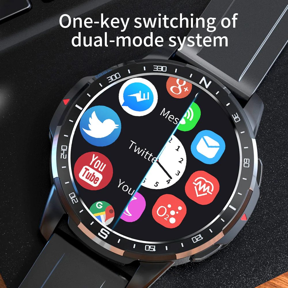 Video Call Wifi Internet Download GPS Positioning Smart Watch