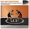 [US Local Warehouse] Wrestling Mat 10ft X 6.6ft Jiu Jitsu Mats Judo Mat with 3cm Thickness for PE Training Yoga BJJ MMA Grappling Boxing Martial Art (Black)