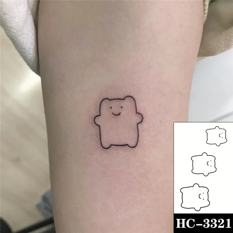 Holding Hands In Love Stickers Hand Heart Tattoo Body Art Makeup Waterproof Temporary Women and Men Fake Tatoo
