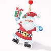 5pcs/set Double side Christmas Diamond Painting DIY Hanging Pendant Trees Decoration