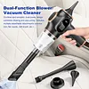 4500Pa Portable Car Vacuum LCD Handheld Vacuums Cleaner Home Cleaning Machine