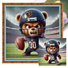 Chicago Bears Football-11CT Stamped Cross Stitch 40*40cm