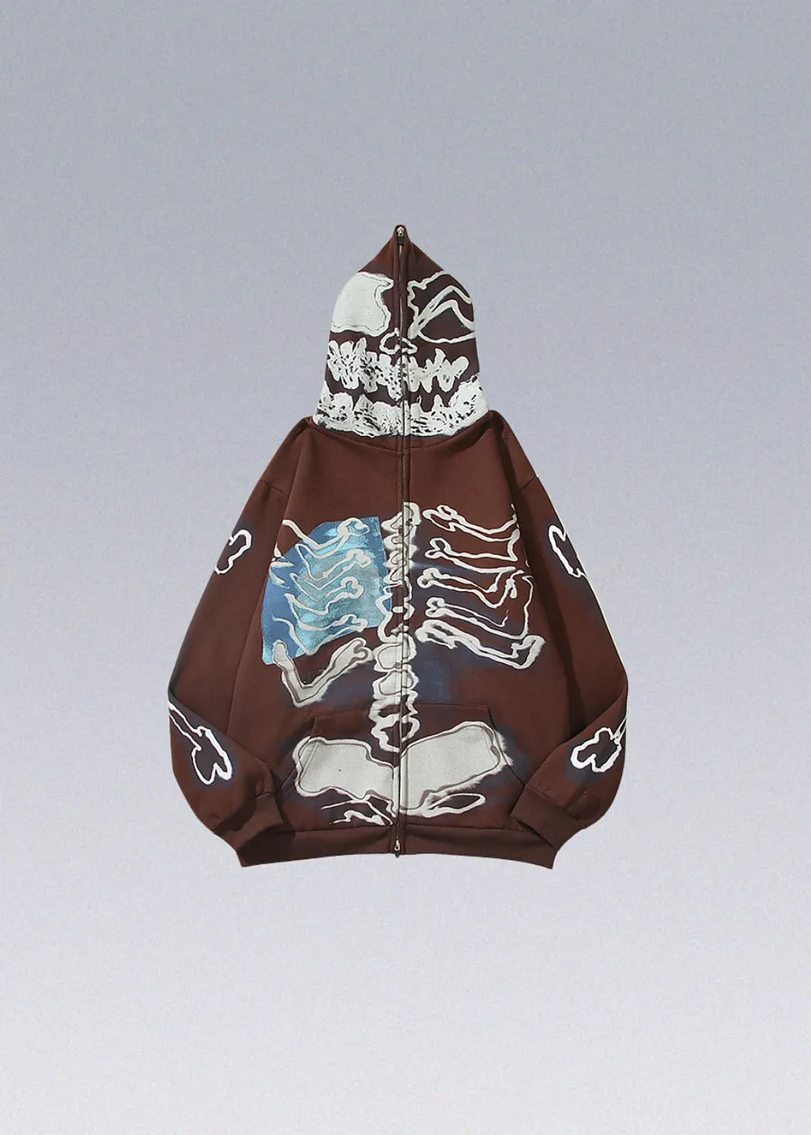 Travis Scott Fragment Skeleton Hoodie