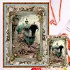 (Multi Style)Retro Poster Landscape-Full Embroidery 3 Strands 11CT Counted Cross Stitch-40*60CM-Large Size