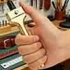 Adjustable Fork Puncher Magnetic Button Installation Tool DIY Hardware Installation Tools Leather Hole Punching Tool Toolbox Accessories