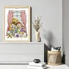 4 Season Window-Autumn-14CT Stamped Cross Stitch Kit(27x36cm)