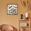 Diamond Painting-DIY Full Round Drill Flowers Dragonfly