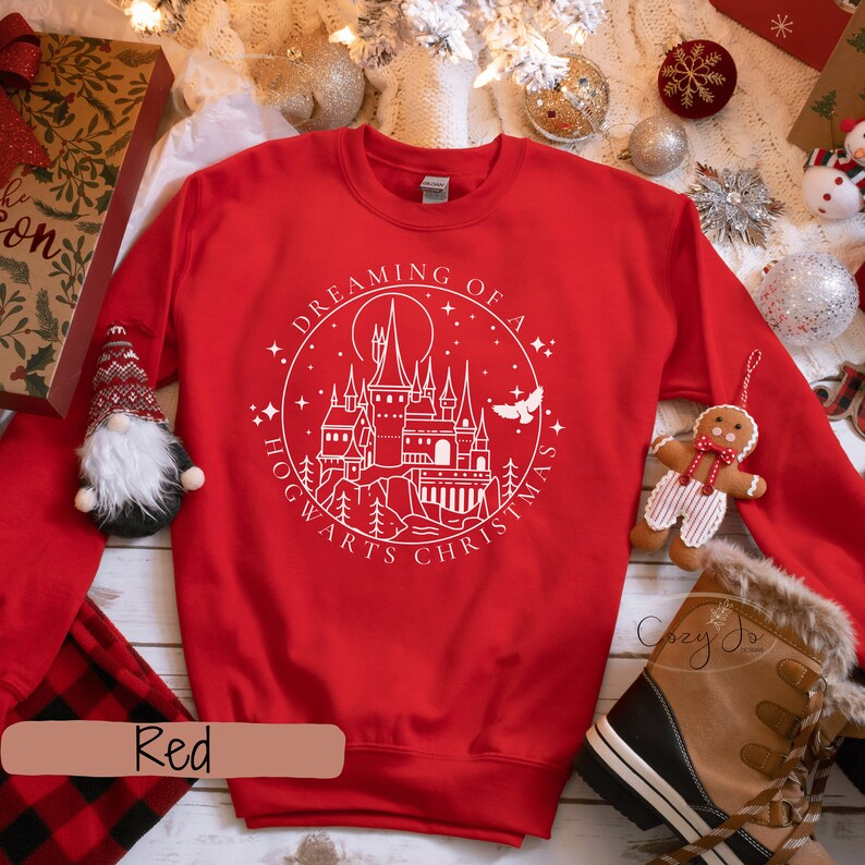 Magic Wizard School Christmas Sweatshirt