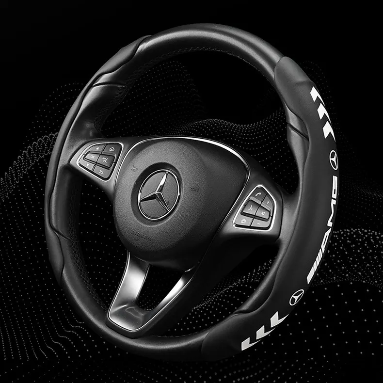 🔥Hot Selling🔥Exclusive Logo🔥High-end Nappa leather illuminated steering wheel cover