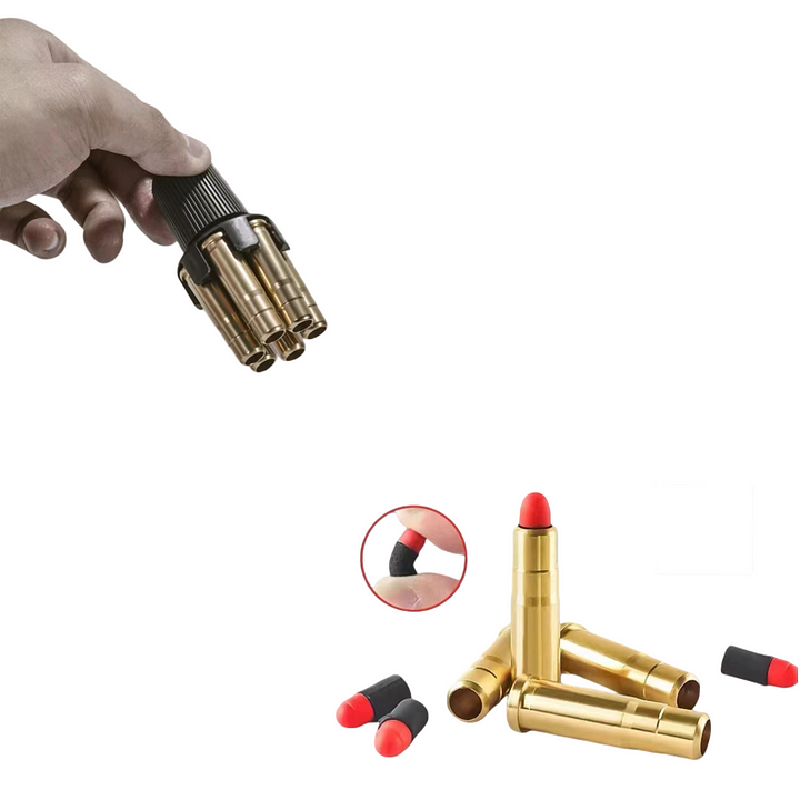 XYL ZP5 Revolver Dart Blaster – 25ft Range, Western Design