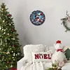 Diamond Painting Christmas Snowman Wall Clock