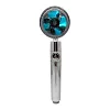 Handheld High-Pressure Shower Head, Angle-Adjustable Turbo Fan Head, Hydro-Jet Bracket And Filter, Removable One-Touch Pause Button Function