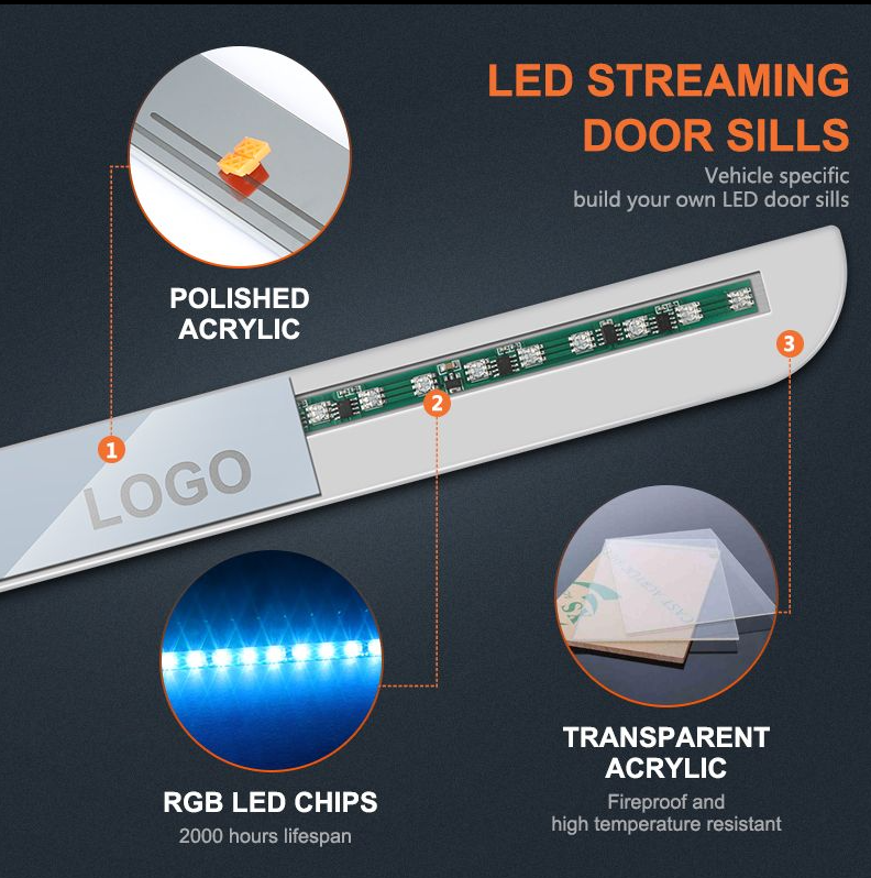 Car sensor-type colorful ambient pedal lights (Applicable to all models of the same series)
