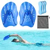 Swim Training Pull Buoy Adjustable Strap Hand Paddles 5-Layer Pull Buoy for Pool
