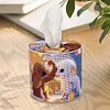Diamond Painting Baby Elephant Handmade Tissue Holder Tissue Box