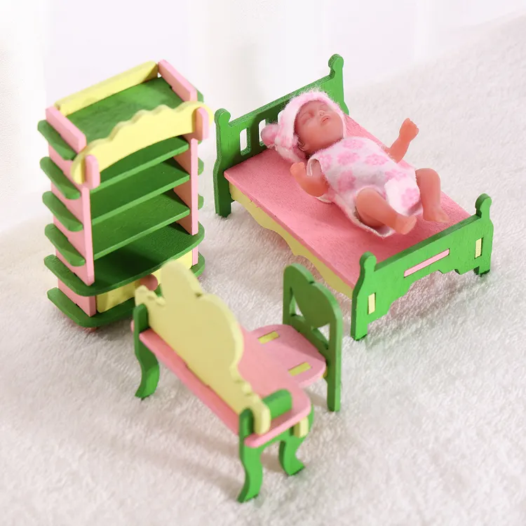 Babeside Cookie 4.5" Mini Full Silicone Sleeping Reborn Baby with Playset Accessories